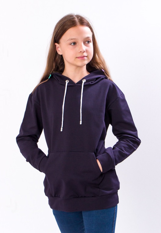 Girls navy hoodie on sale