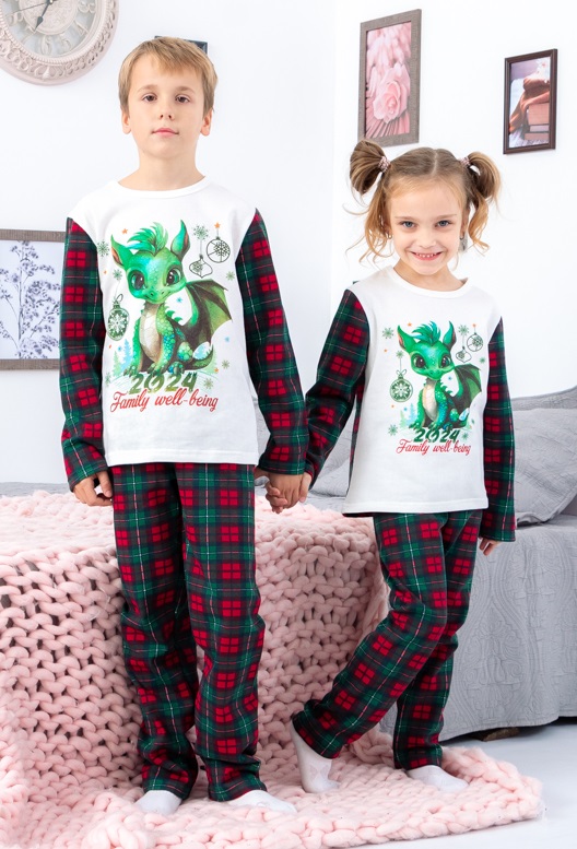 Sleepwear (unisex) “Family look”, 6076-F-3 HC p-12940