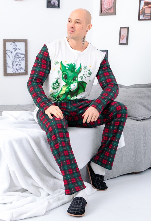 Pajama Set (men’s), 8625-F-3 HC p-12938