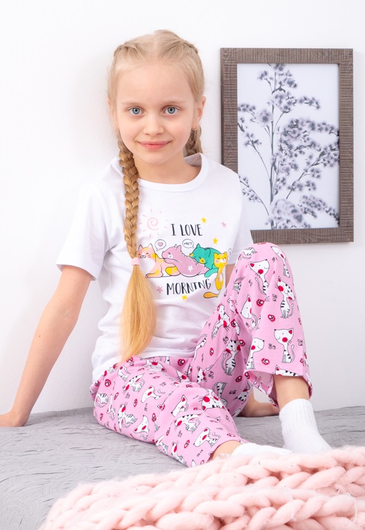 Sleepwear (Girls over 4 y.o.), Any season, 6076-002-33-3 HC p-11601