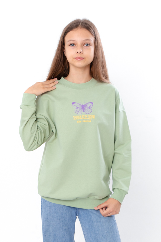 Sweatshirt (Girls), 6393-057-33-2 HC p-14117