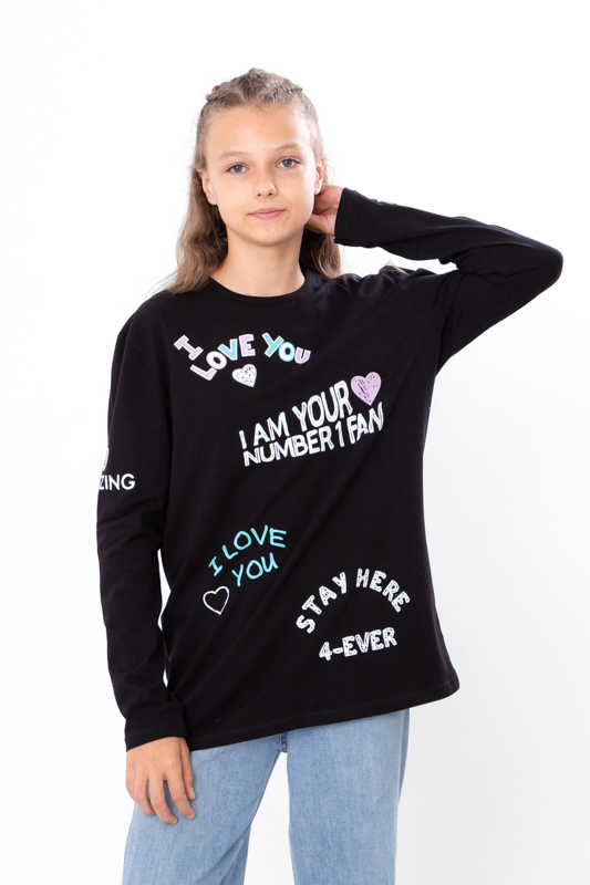 Sweatshirt (Girls), 6363-036-33-2 HC p-14626