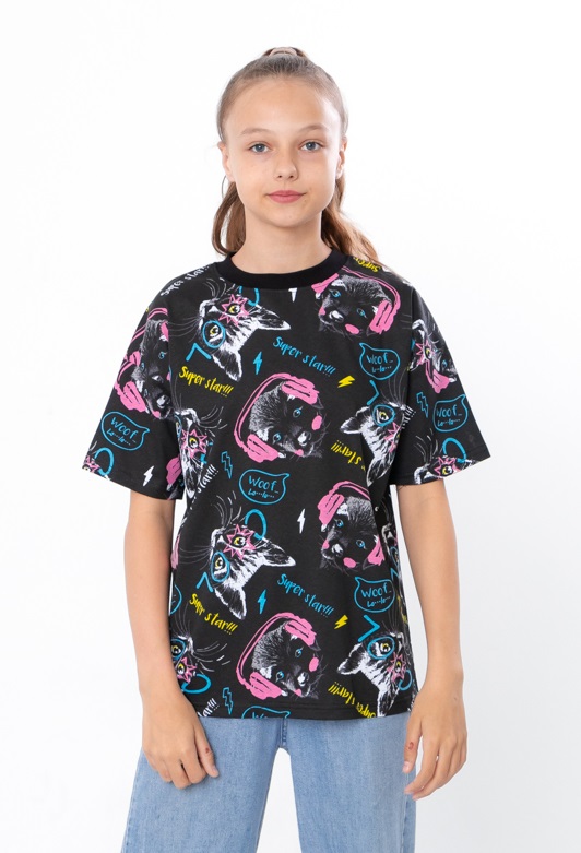 T-shirt (girls), 6414-002-2 HC p-14402